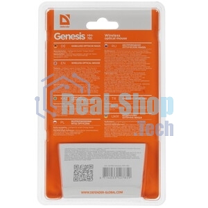 Мышь беспроводная USB OPTICAL WRL GENESIS MM-785 черный 52785 DEFENDER