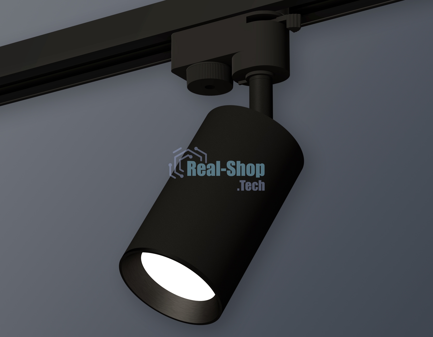 Светильник Ambrella light XT6323003 SBK/PBK черный песок/черный полированный MR16 GU5.3 (A2521, C6323, N6103)