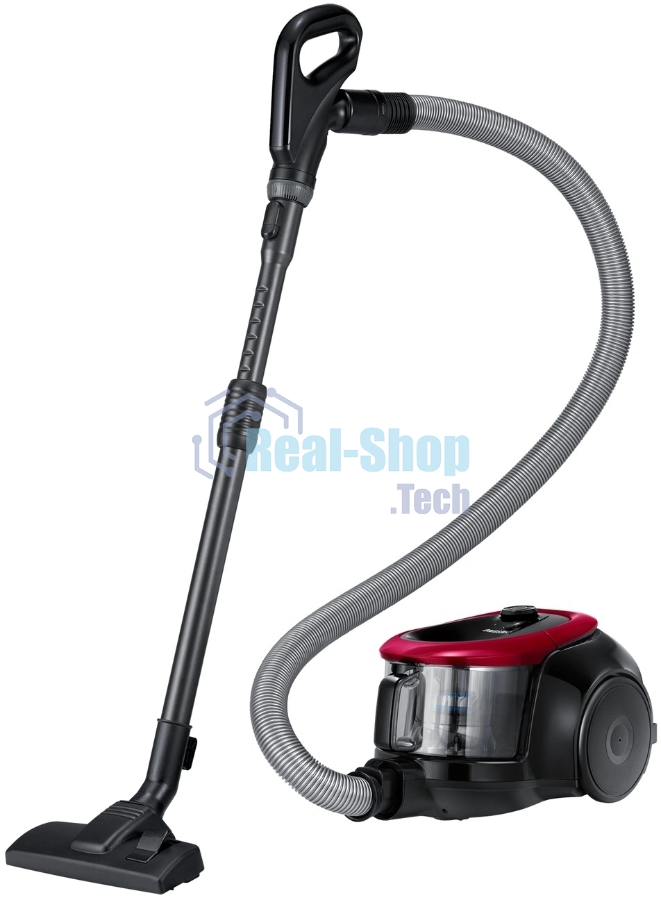 Пылесос Samsung VC18M21C0VR/EV красный/черный, 380/1800 Вт, уборка сухая, пылесборник контейнер 1.5 л