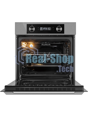 Шкаф духовой электрический Maunfeld AEOH60102S, 60л, дверца с 3 стеклами, нержавеющая сталь