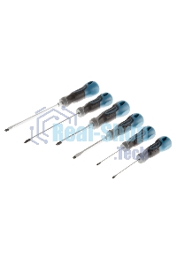 Набор отверток Gross 12164 6 шт, S2, трехкомпонентная рукоятка