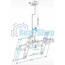 Кронштейн для телевизора Holder PR-101-W белый 32