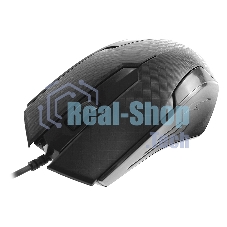 Мышь проводная Crown CMM-100 черный, 1000 dpi, USB, кнопки - 3