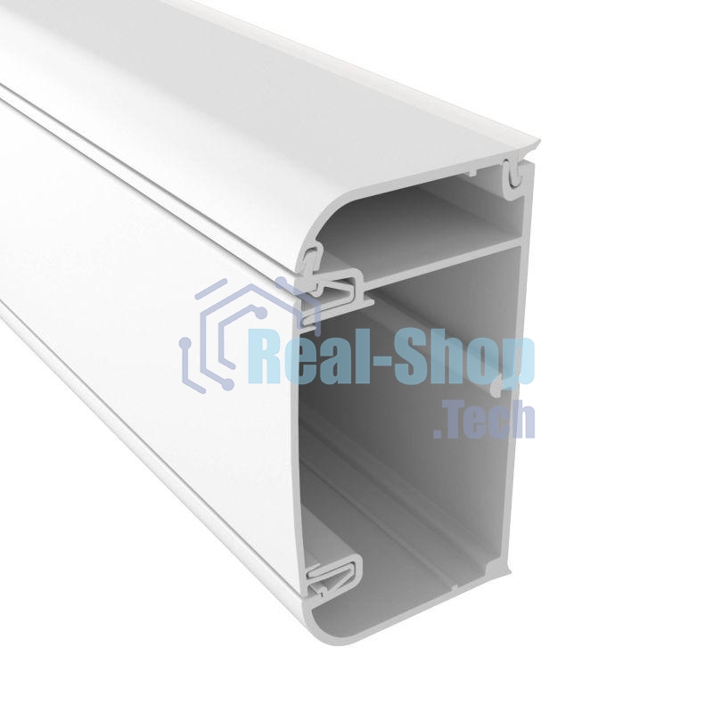 Кабель-канал 90 х 50 мм, с перегородкой, боковой и фронтальной крышками (2 метра) Dkc 09500