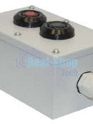 Пост кнопочный ПКУ-15-21.121-54 У2 (1хВК30-10-11110-54 (1з+1р) черный + 1хВК30-10-11110-54 (1з+1р) красн. + PG-19) пост управления Электротехник ET054487