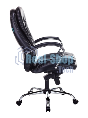 Кресло Бюрократ T-9950/BLACK-PU черный, экокожа