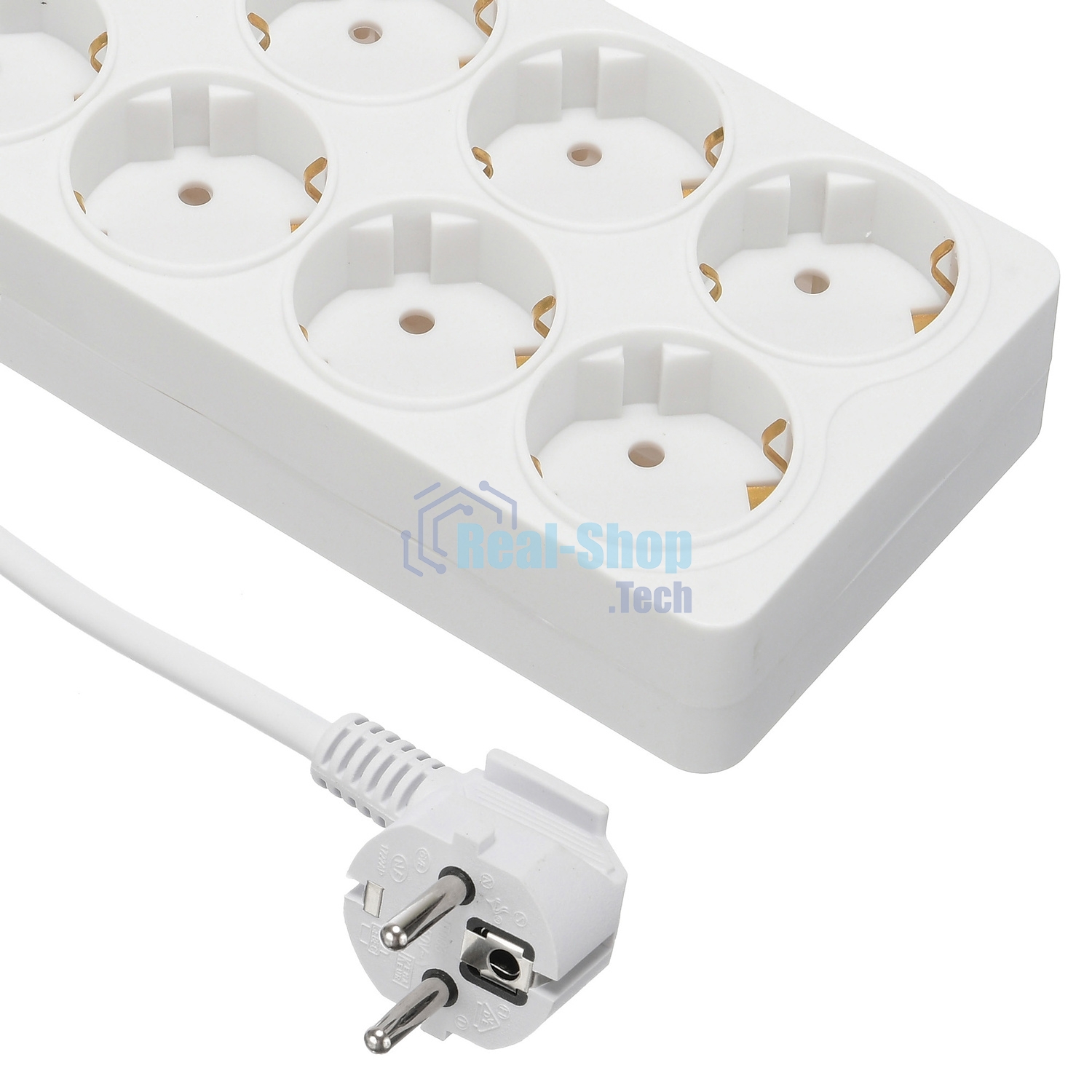 Сетевой фильтр Buro 800SH-3-W 3 м (8 розеток) белый (коробка)