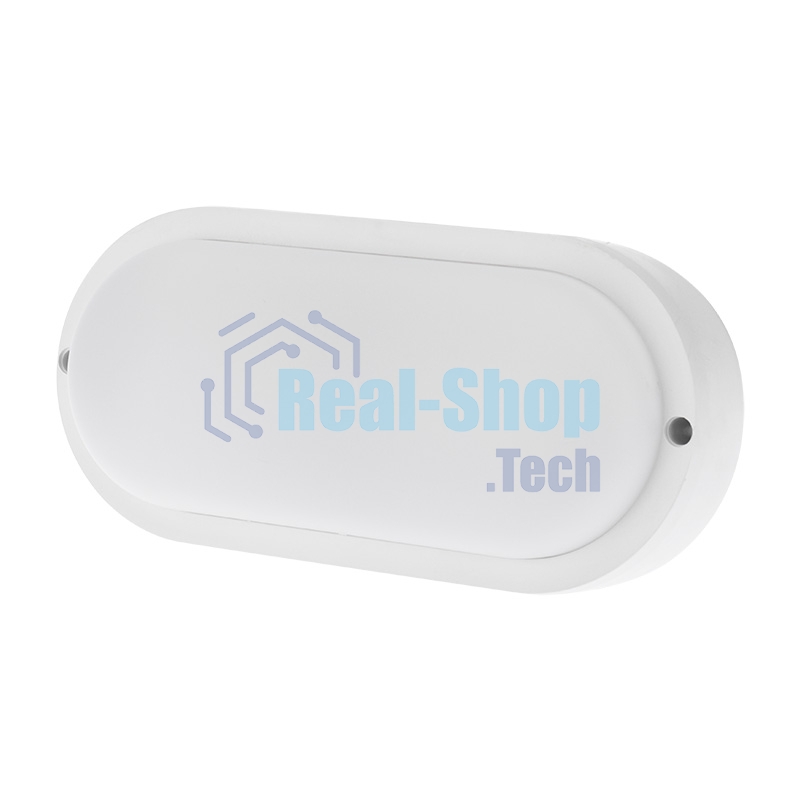 Светильник светодиодный пылевлагозащищенный Rexant ЖКХ-01 овал 12 Вт 1000 Лм 177 мм IP65 6500 K