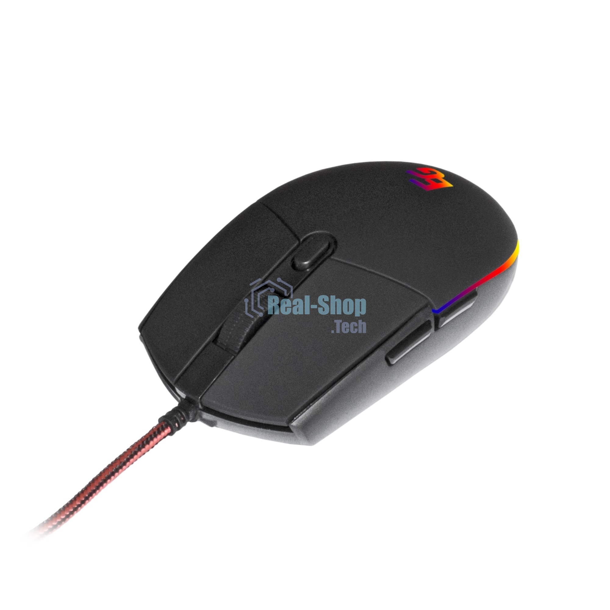 Мышь проводная ExeGate SL-9066 черный, 2400 dpi, USB, кнопки - 6