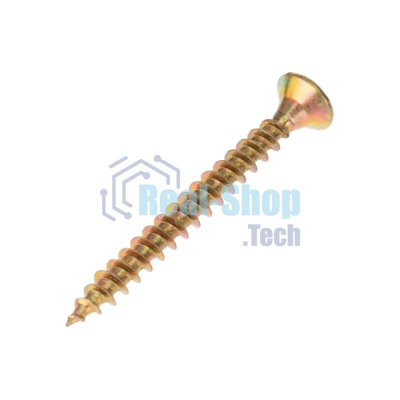 Саморез универсальный Kranz 3.5х35, желтый цинк, упаковка поставщика (12 000 шт.)