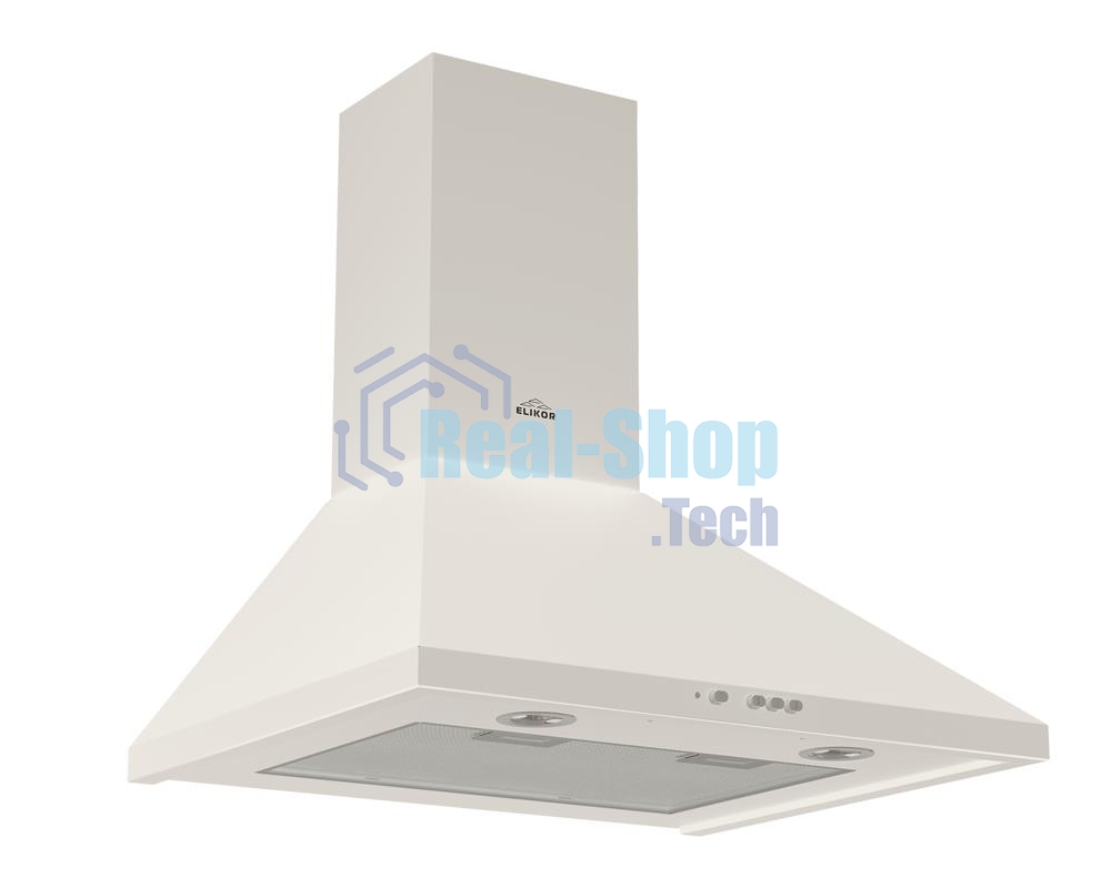Вытяжка каминная Elikor Вента 50П-430-К3Д топленое молоко, 50 см, 430 куб. м/ч, 54 дБ