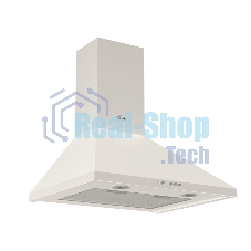 Вытяжка каминная Elikor Вента 50П-430-К3Д топленое молоко, 50 см, 430 куб. м/ч, 54 дБ