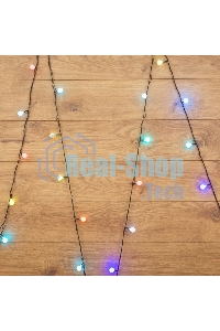 Гирлянда Neon-night Шарики Ø 18 мм, 5 м, темно-зеленый ПВХ, 30 диодов, цвет RGb