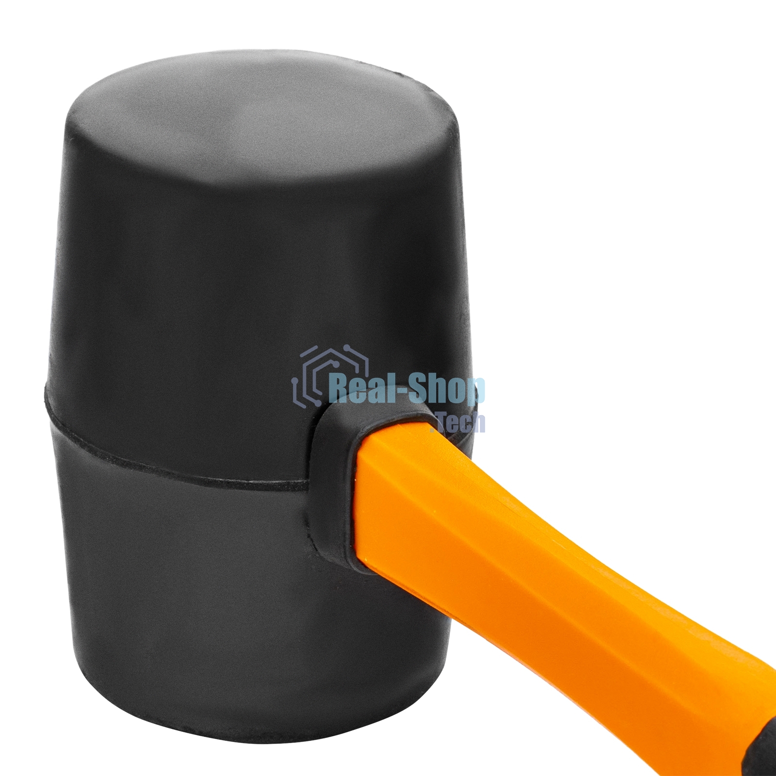 Киянка резиновая Sparta 680 г, черная резина, фибергласовая рукоятка