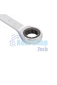 Ключ комбинированный трещоточный Matrix, 27 мм, CrV зеркальный хром