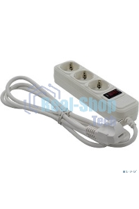 Сетевой фильтр ExeGate EX221178RUS SP-3-1.8W (3 розетки, 1.8 м, евровилка, белый)