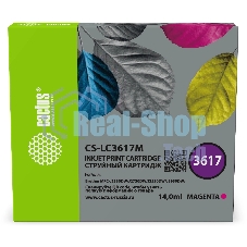 Картридж струйный Cactus CS-LC3617M пурпурный (14 мл) для Brother MFC-J2330DW/J2730DW/J3530DW/J3930DW