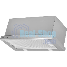 Встраиваемая вытяжка Kuppersberg SLIMTURBO 60 X, ширина 60 см, отвод/рециркуляция, 1500 м3/час, механическое управление, 3 скорости, освещение 2х2 Вт, металлические жироулавливающие фильтры, угольный фильтр KF-ES (опция), 63.4 дБ, обратный клапан, шхвхг:5