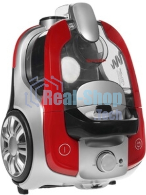Пылесос Sharp ECNB16RR красный/серебристый, 320/1600 Вт, уборка сухая, пылесборник контейнер 1 л