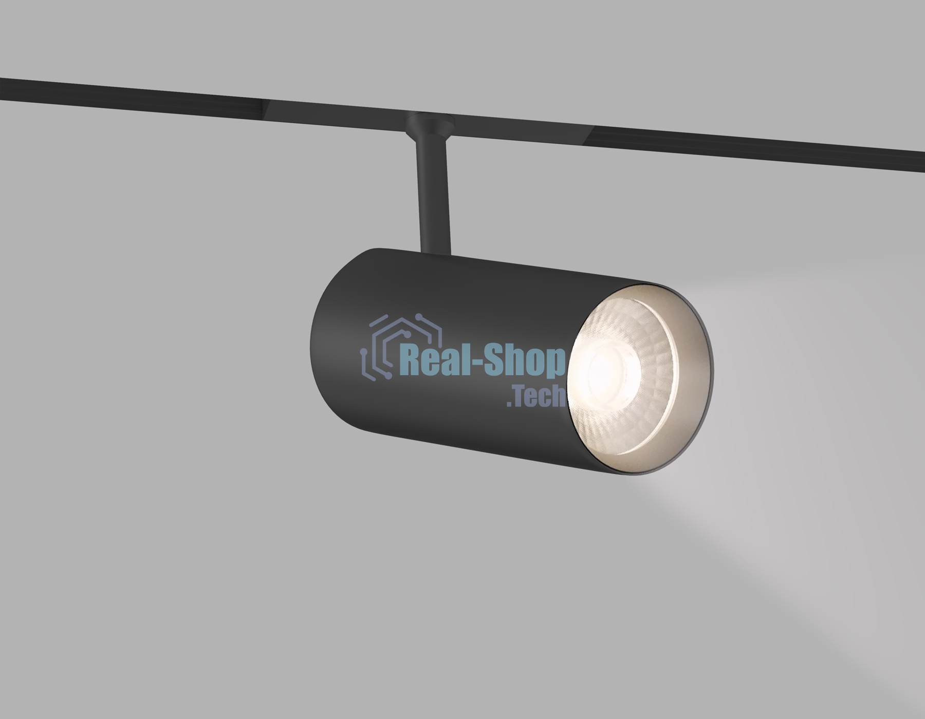 Трековый акцентный светильник Ambrella light GL4425 BK черный IP20 15W 3CCT 3000-6000K SMART 48V 24° D55*120