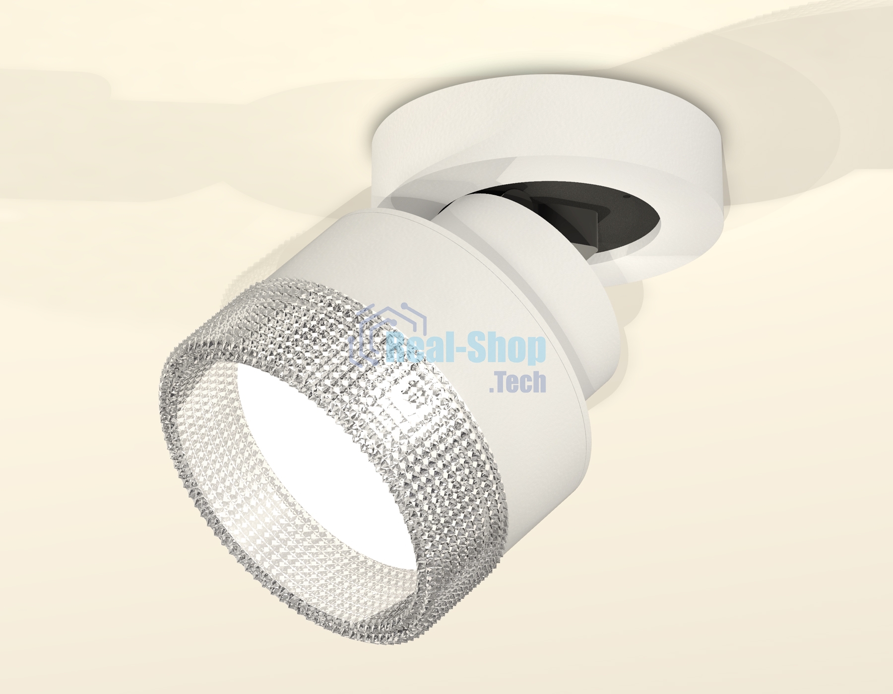Светильник Ambrella Light XM8101040 SWH/CL белый песок/прозрачный GX53 (A2228, A2105, C8101, N8480)