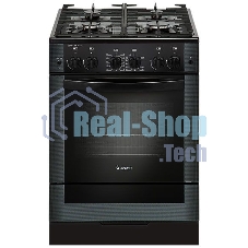 Плита газовая Gefest ПГ 6500-02 0115 черный, конфорок 4 шт, духовка 52 л, 60 см x 85 см x 60 см