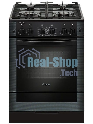 Плита газовая Gefest ПГ 6500-02 0115 черный, конфорок 4 шт, духовка 52 л, 60 см x 85 см x 60 см
