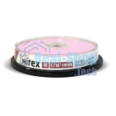 Диск DVD+RW Mirex 4.7 Gb, 4x, Cake Box (10), (10/300)