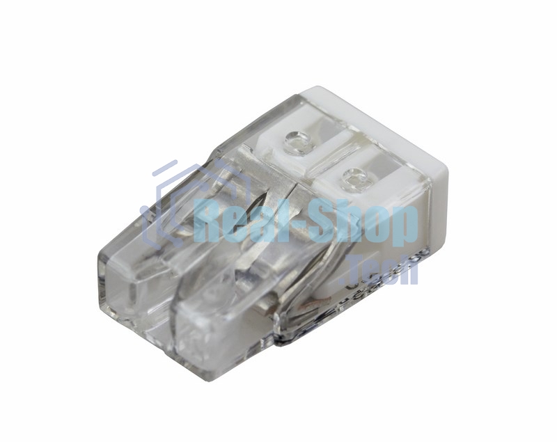 Клемма 2х(0.5-2.5мм) 2-хпроводн. для распред. короб. (без п) WAGO 2273-202