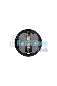 Вилка Rexant прямая влагозащищенная, с/з, 16 А, IP44 каучук