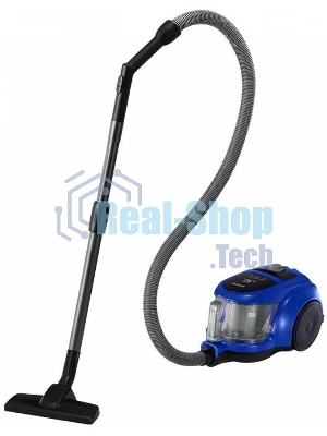 Пылесос Samsung VCC4520S36 синий/черный, 350/1600 Вт, уборка сухая, пылесборник контейнер 1.3 л