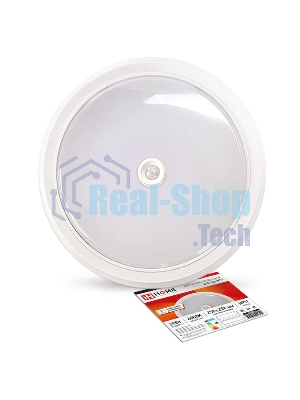 Светильник светодиодный СПБ-2Д-КРУГ 20Вт 230В 4000К 1400лм 250мм с датчиком бел. IN HOME 4690612020709