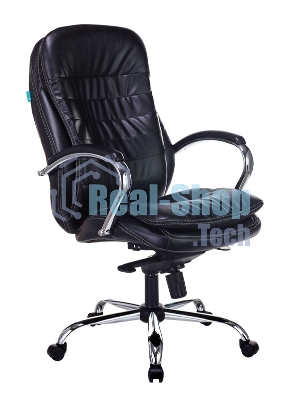 Кресло Бюрократ T-9950/BLACK-PU черный, экокожа