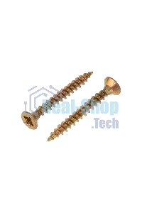 Саморез универсальный Kranz 3.5х30, желтый цинк, упаковка поставщика (16 000 шт.)