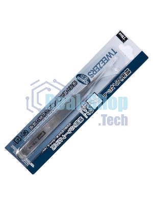 Пинцет прямой Goot TS-14 нерж.сталь (усиленный) антимагнитный, Япония