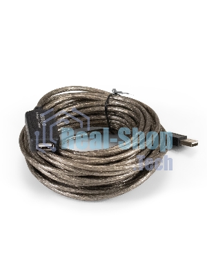 Удлинитель активный USB2.0-repeater ExeGate EX-UAE-AMAF-10.0 (Am/Af, 10м)