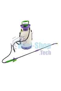 Опрыскиватель Palisad 64745 ручной усиленный с горловиной 5 литров с насосом шлангом и разбрызгиват.