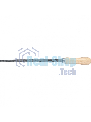 Напильник Сибртех, 200 мм, квадратный, деревянная ручка