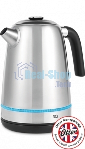 Чайник электрический BQ KT1725SW стальной/черный