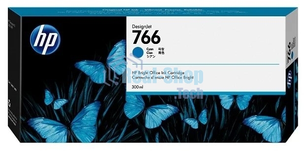 Картридж струйный HP 766 голубой для HP DesignJet XL 3600 MFP, 300 мл