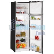 Холодильник Nordfrost NRT 144 232 черный двухкамерный 262/68 л морозилка сверху, капельная система