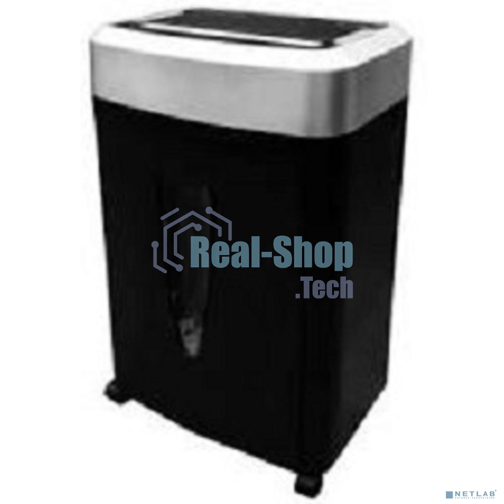 Шредер Office Kit S190 (2х2) черный (секр.P-7) фрагменты 7лист. 20лтр.