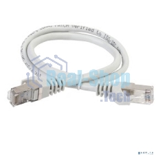 Коммутационный шнур (патч-корд) ITK PC01-C5EFL-1M, cat.5e FTP, LSZH, 1м, серый