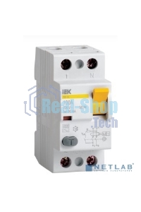 Выключатель дифференциального тока (УЗО) 2п 16А 30мА тип AC ВД1-63 ИЭК MDV10-2-016-030