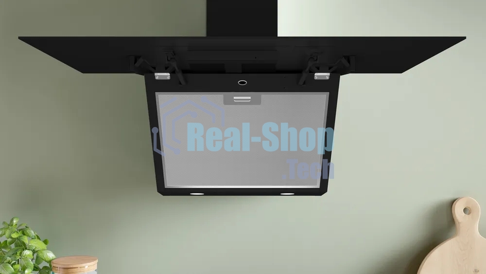 Вытяжка наклонная Bosch DWK96PJ60T черный, 60 см, 700 куб. м/ч, 71 дБ