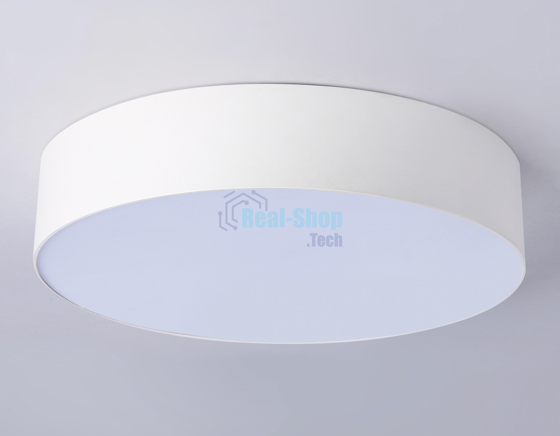 Потолочный светодиодный светильник Ambrella light FV5523 WH белый LED 35W 3000K D300*58 (Без ПДУ)