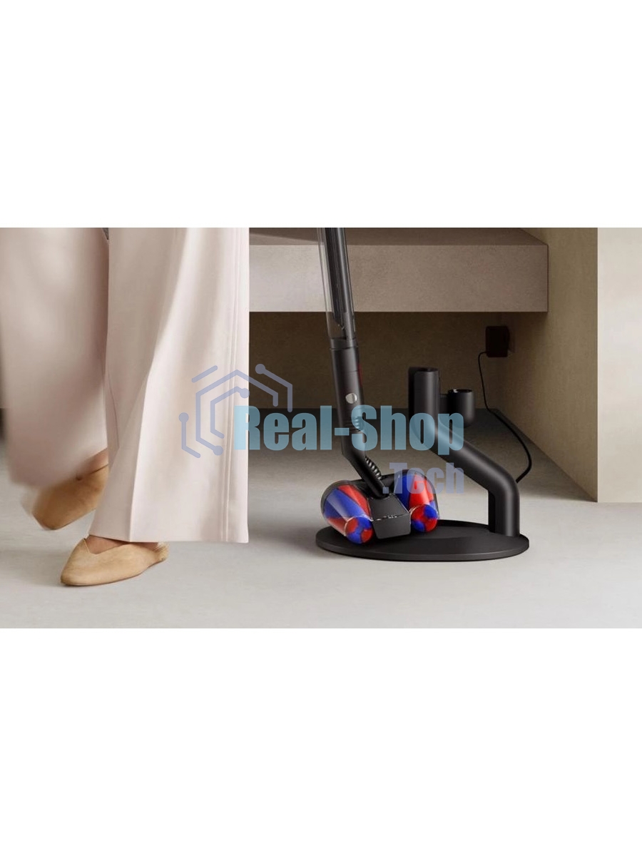 Пылесос вертикальный Dyson Pencil Vac Fluffycones черный, питание от аккумулятора, 55 Вт, уборка сухая, пылесборник 0.08 л