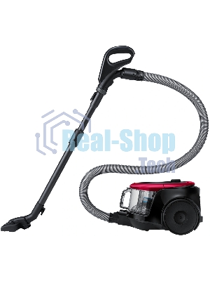 Пылесос Samsung VC18M21C0VR/EV красный/черный, 380/1800 Вт, уборка сухая, пылесборник контейнер 1.5 л