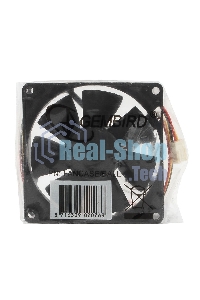 Вентилятор для корпуса Gembird FANCASE/BALL черный, 80 мм, 2600 об/мин, 27 дБ, 3 pin