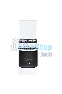 Плита газовая Gefest ПГ 5100-04 белый, конфорок 4 шт, духовка 52 л, 50 см x 85 см x 58.5 см